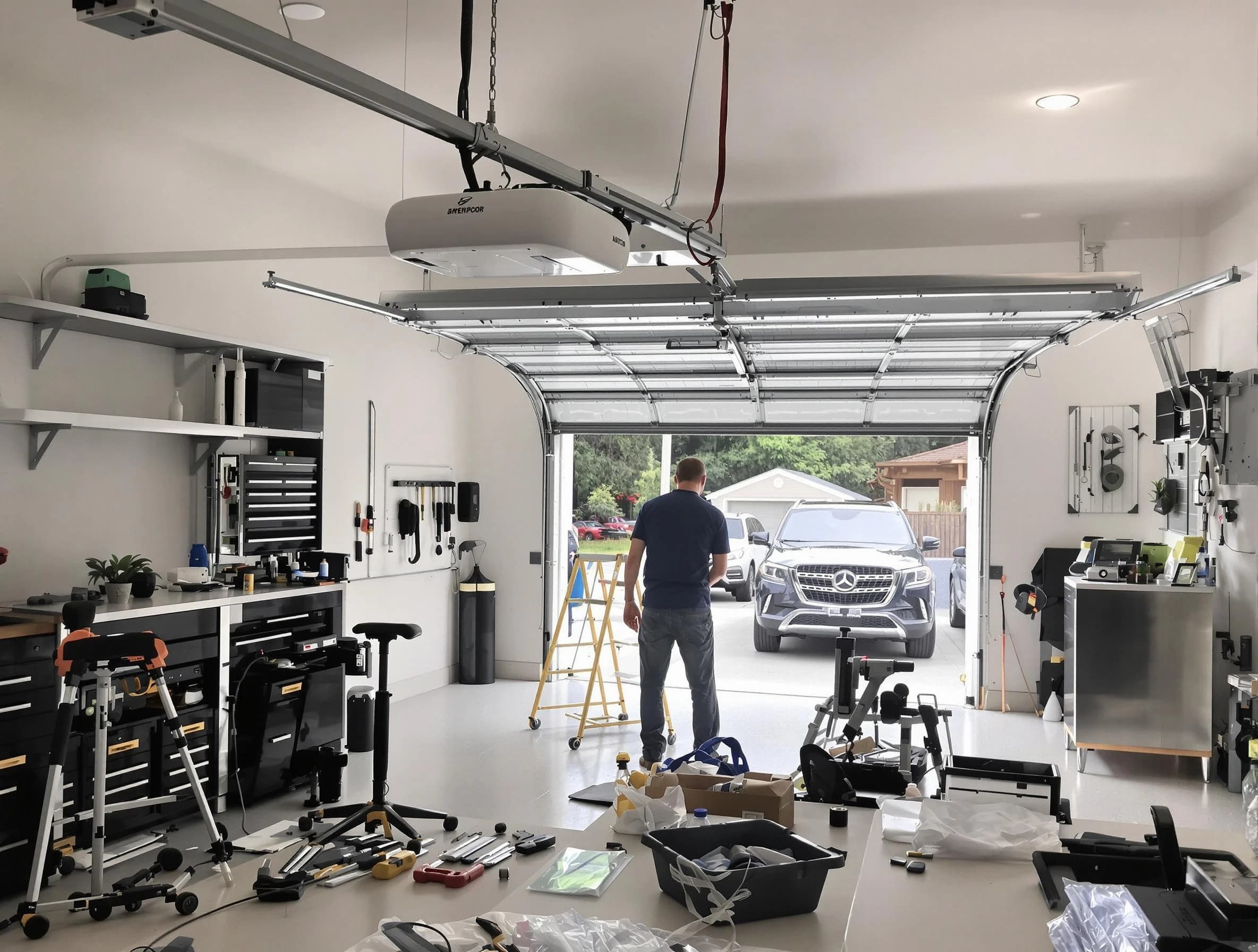 Garage door opener installation by Chelsea Garage Door Repair in Chelsea