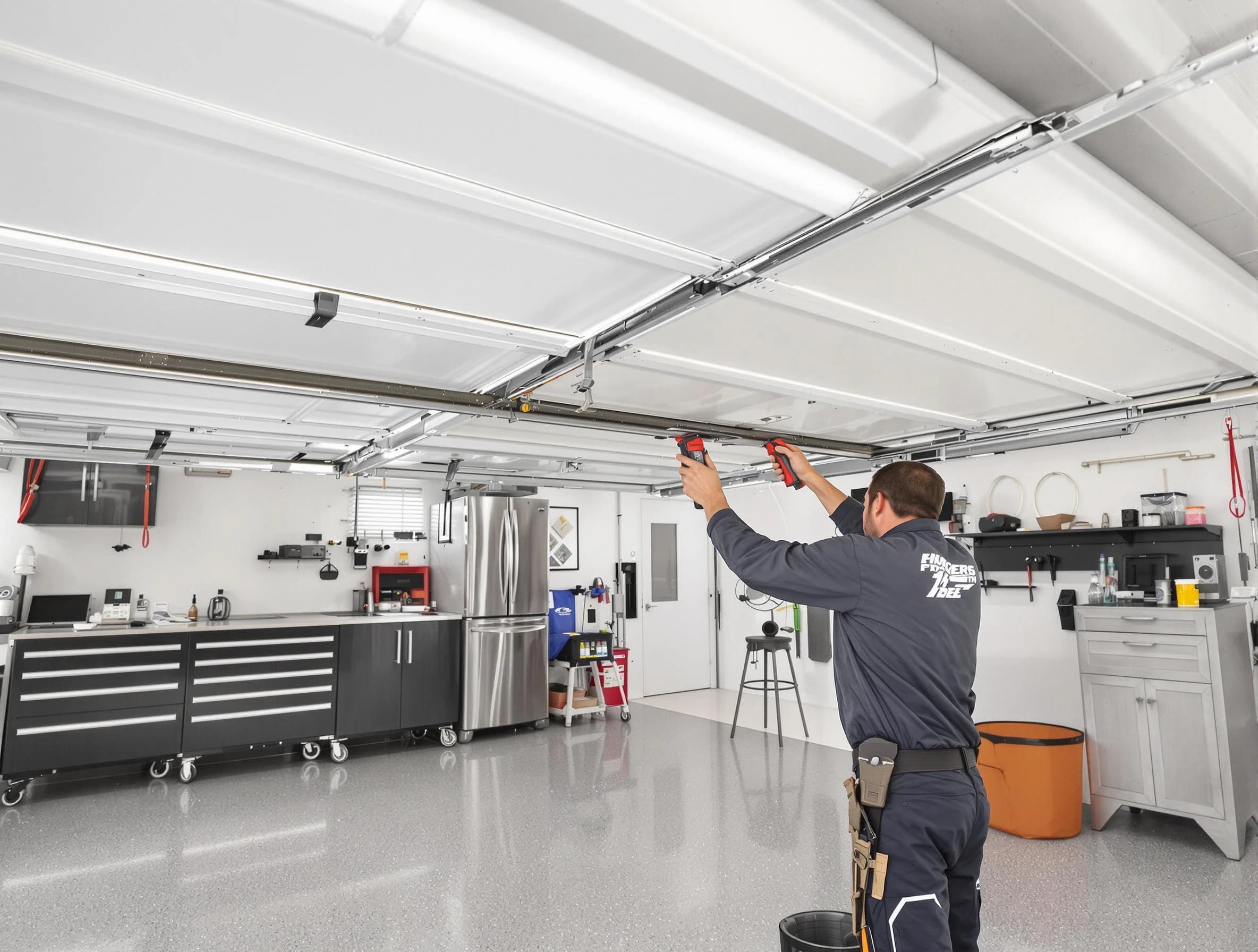 Overhead garage door repair service by Chelsea Garage Door Repair in Chelsea
