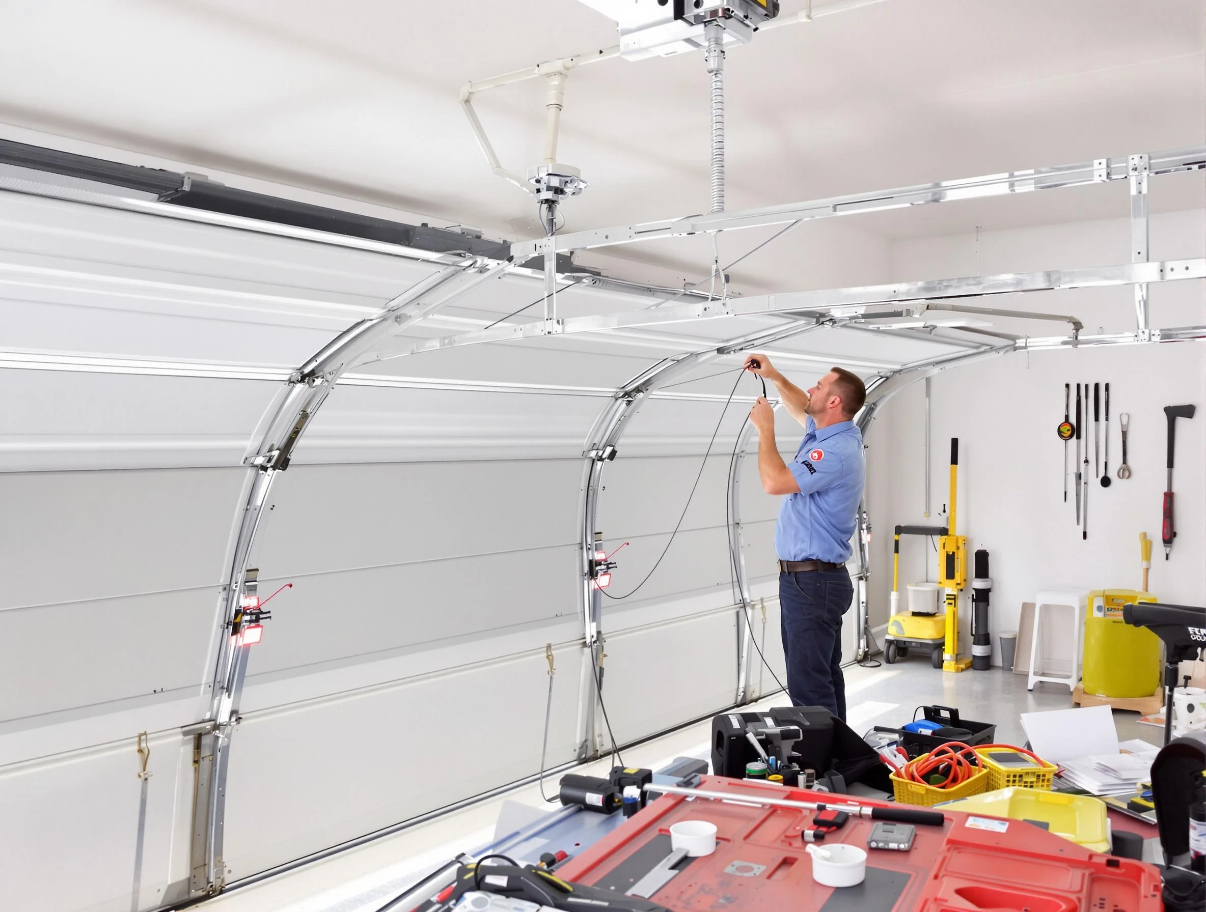 Garage door cable repair service by Chelsea Garage Door Repair in Chelsea