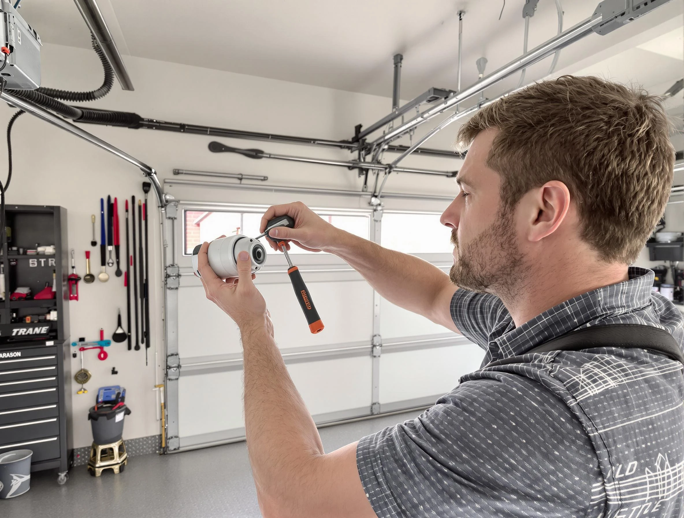 Garage door opener repair service by Chelsea Garage Door Repair in Chelsea